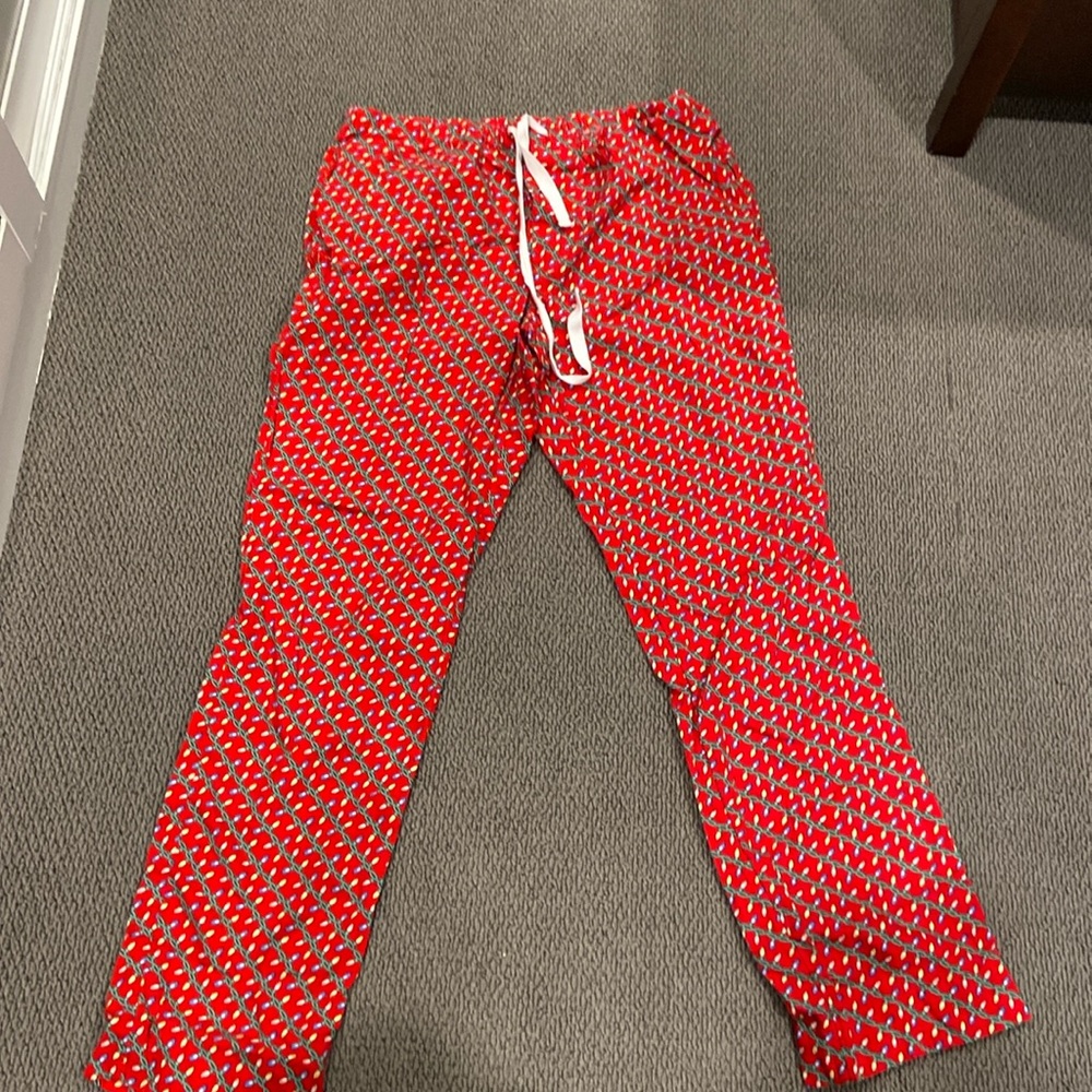Christmas lights vineyard vine pajama pants